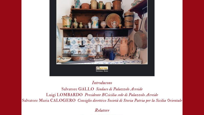 “Le ceramiche d’uso nei proverbi, indovinelli e modi di dire del popolo siciliano”: sabato la presentazione del libro a Palazzolo